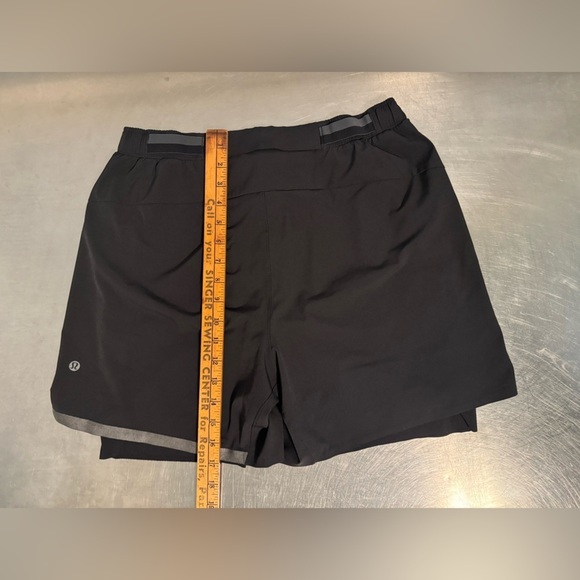 lululemon  - surge short 6” bold lines *LINED - Picture 3 of 11